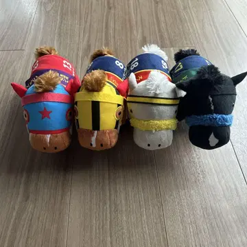경주마풍 봉제 인형 세트