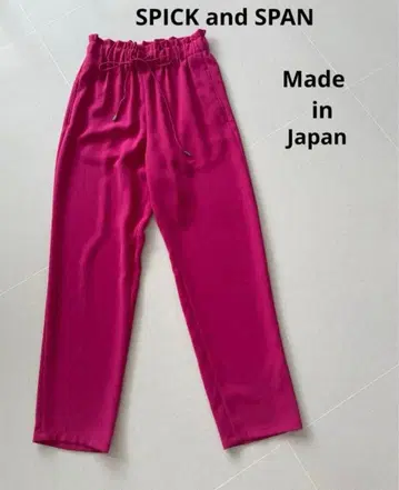 SPICK and SPAN 핑크 캐주얼 팬츠 36