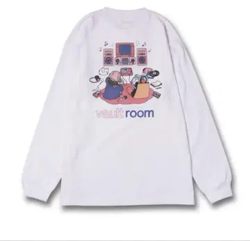 valtroom nqrse L/S TEE WHITE 롱 슬리브 화이트 S