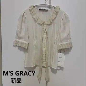 M'S GRACY 엠즈 그레이시 상의 화이트