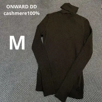 ONWARD DD 캐시미어 100 리브 터틀넥 스웨터