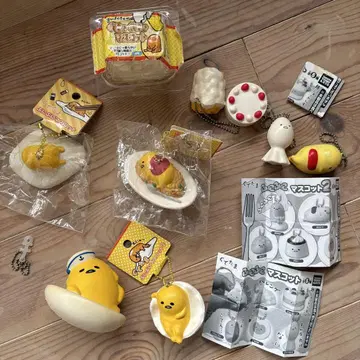 구데타마 캡슐 토이 스퀴즈 쭈그러뜨리기 마스코트 세트