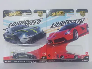 핫휠 유로 스피드 라 페라리 애스턴 마틴 2대 세트