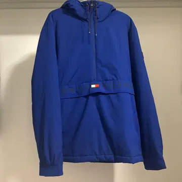 [새상품급] TOMMY HILFIGER 풀오버 점퍼 M 파랑