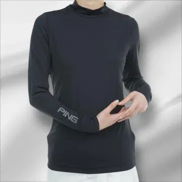 새상품 PING 여성용 모크넥 셔츠 골프 셔츠 이너 L 사이즈