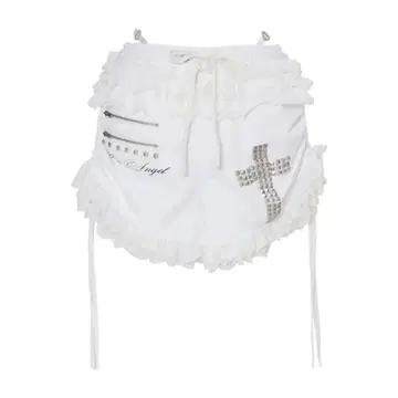 avenchumu 숏팬츠 화이트