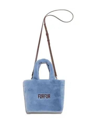 FURFUR 에코 퍼 토트백 블루