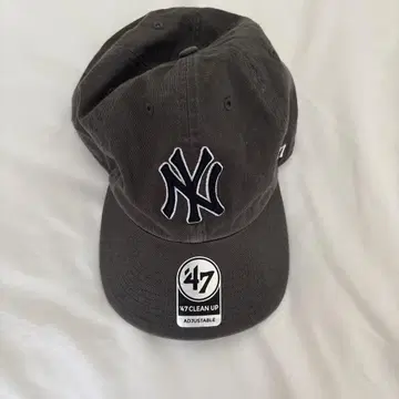 47 CLEAN UP 그레이 NY 캡 조정 가능