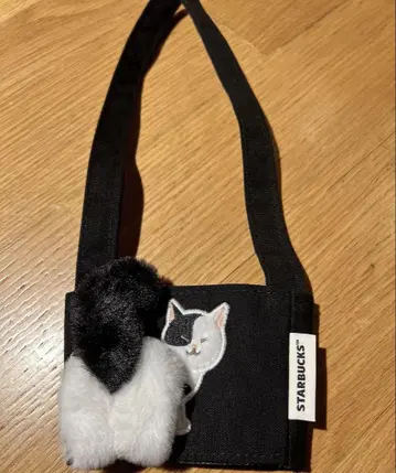 STARBUCKS 고양이 디자인 백