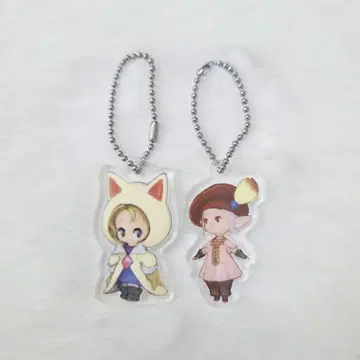FF14 아크릴 키링 vol.1 쿠루루 타타루 2개 세트