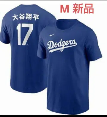 MLB 로스앤젤레스 다저스 오타니 쇼헤이 반팔 T셔츠 M 블루 새상품