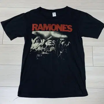 RAMONES 라모네스 밴드 티셔츠 차콜 그레이 블랙