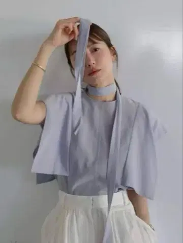 [ 새상품급 ] CLANE SQUARE SLEEVE BLOUSE