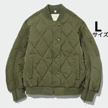 GU 퀼팅 블루종 rokh 올리브 L