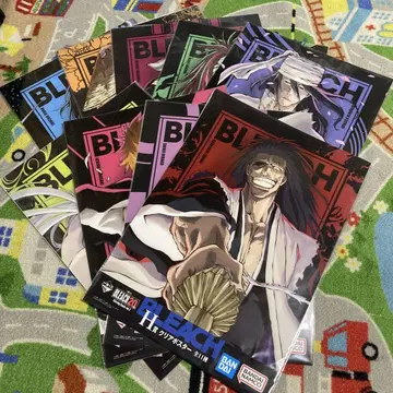 [새상품] 제일복권 BLEACH 블리치 H상 클리어 포스터 9종 세트