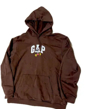 [ XL ] Disney x GAP 콜라보 미키마우스 후드티 브라운
