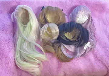 8-9인치 가발 세트