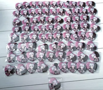 마후마후 캔뱃지 소라마후우라사카 발렌타인 등신 80점