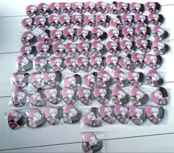 마후마후 캔뱃지 소라마후우라사카 발렌타인 등신 80점