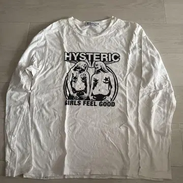 HYSTERIC GLAMOUR 긴팔 프린트 티셔츠