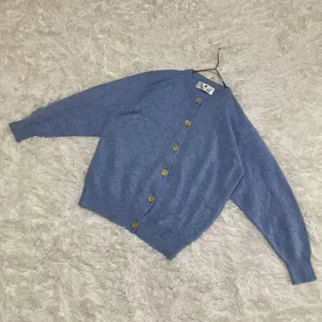 BALLANTYNE 영국제 블루 가디건 40 사이즈 캐시미어 100%