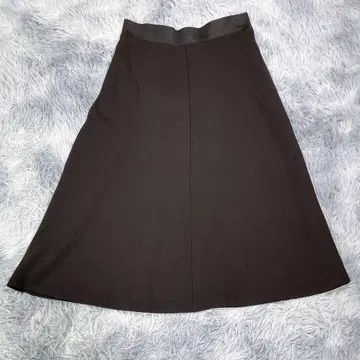 H&M [ S ] 종아리 기장 스커트 블랙 작은 사이즈 허리밴딩 여성용