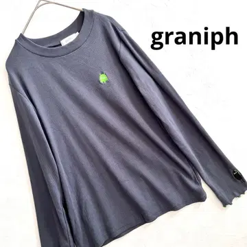 [ 새상품급 ] graniph 뷰티풀 섀도우 크리처 컴팩트 리브 티셔츠