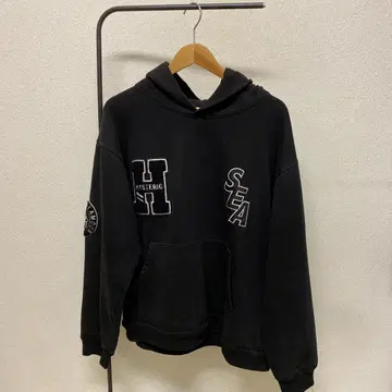 HYSTERIC GLAMOUR / WIND AND SEA 블랙 후드티