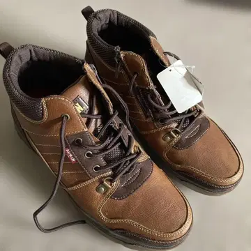 택 포함 새상품 EDWIN 방수 하이컷 부츠 브라운 27.0