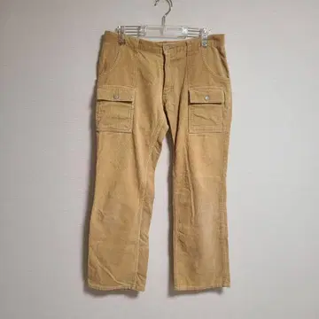 넘버나인 백지퍼 푸시 코듀로이 팬츠 4 베이지
