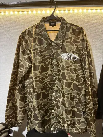 VANS 카모 패턴 자켓 L 사이즈