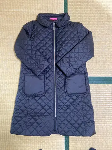 모카신 퀼팅 코트 여성용 1 블랙 경량 새상품급