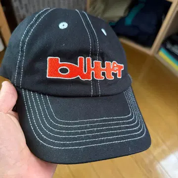 Butter goods 자수 캡 블랙