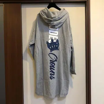 RODEO CROWNS 그레이 롱 후드티