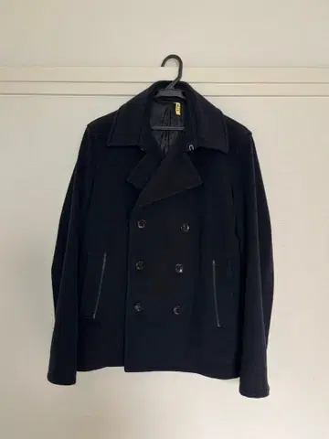 ABAHOUSE 남성용 P코트 숏 기장