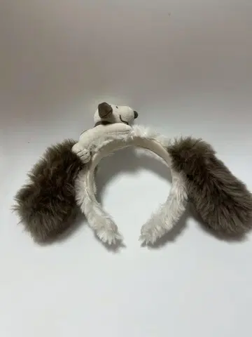 스누피 머리띠 봉제 인형 포함