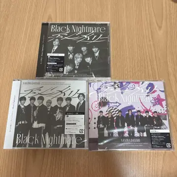 나니와단시 Black Nightmare 비대칭 싱글 3장 세트