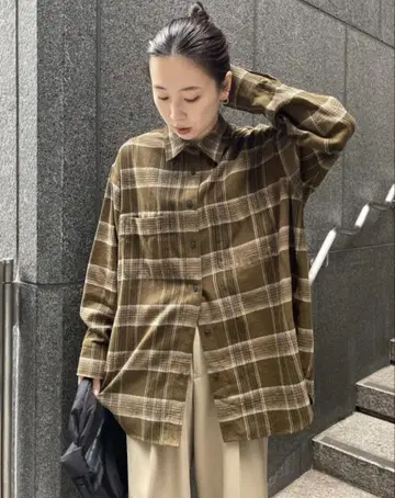 2024AW JOURNAL STANDARD 플란넬 체크 셔츠