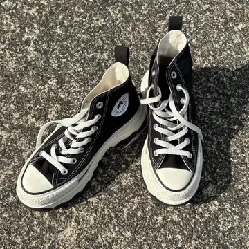 컨버스 통굽 블랙 하이컷 스니커즈