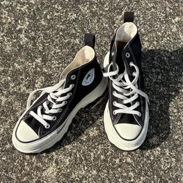 컨버스 통굽 블랙 하이컷 스니커즈