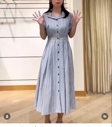 캔디 스트라이프 원피스