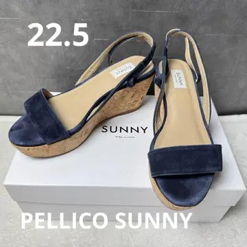 PELLICO SUNNY 펠리코 웨지 샌들 네이비