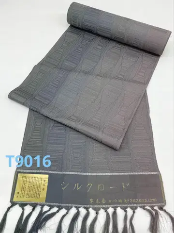 롱 코트 원단 초목 염색 문양 디자인 분할 염색 순수 실크 옷감