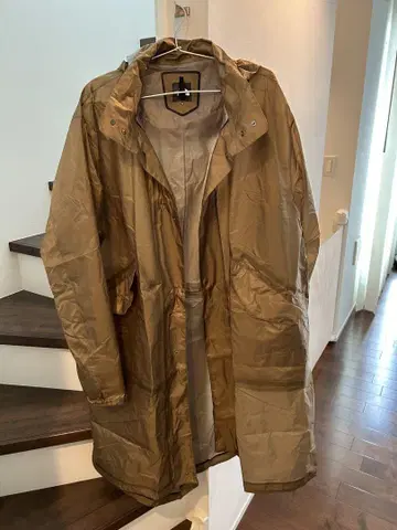 THE NORTH FACE 카키 레인코트 패커블 XL