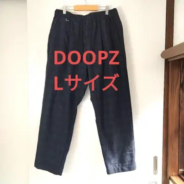 DOOPZ 도프스 체크 이지 팬츠 네이비 L 사이즈