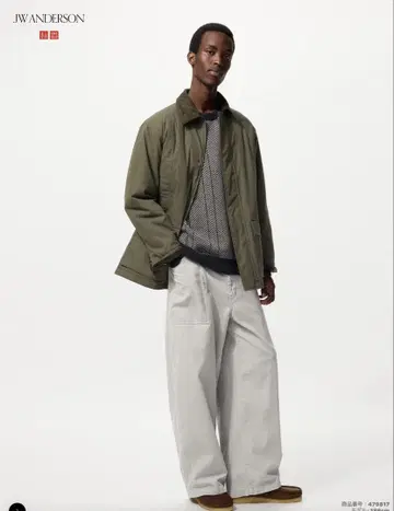 JW ANDERSON 코듀로이 와이드 팬츠 S 그레이