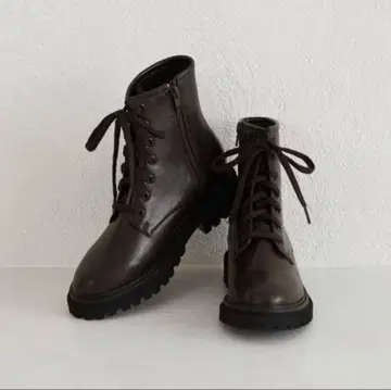 오리엔탈 트래픽 탱크 밑창 레이스업 부츠 블랙 S