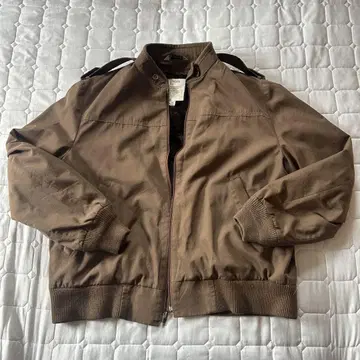 런던 포그 자켓 브라운 90s 보아 안감 44 REG