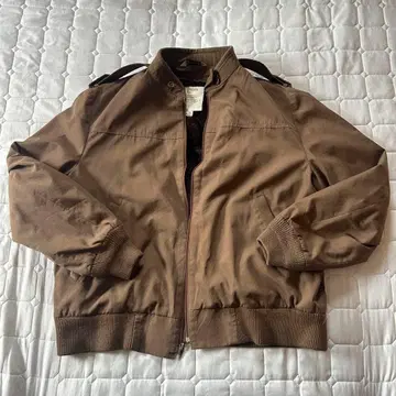 런던 포그 자켓 브라운 90s 보아 안감 44 REG