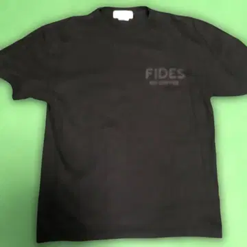 FIDES NO SOCCER 블랙 T셔츠 L